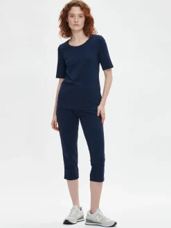 BASIC 7/8-leggingsit - tummansininen