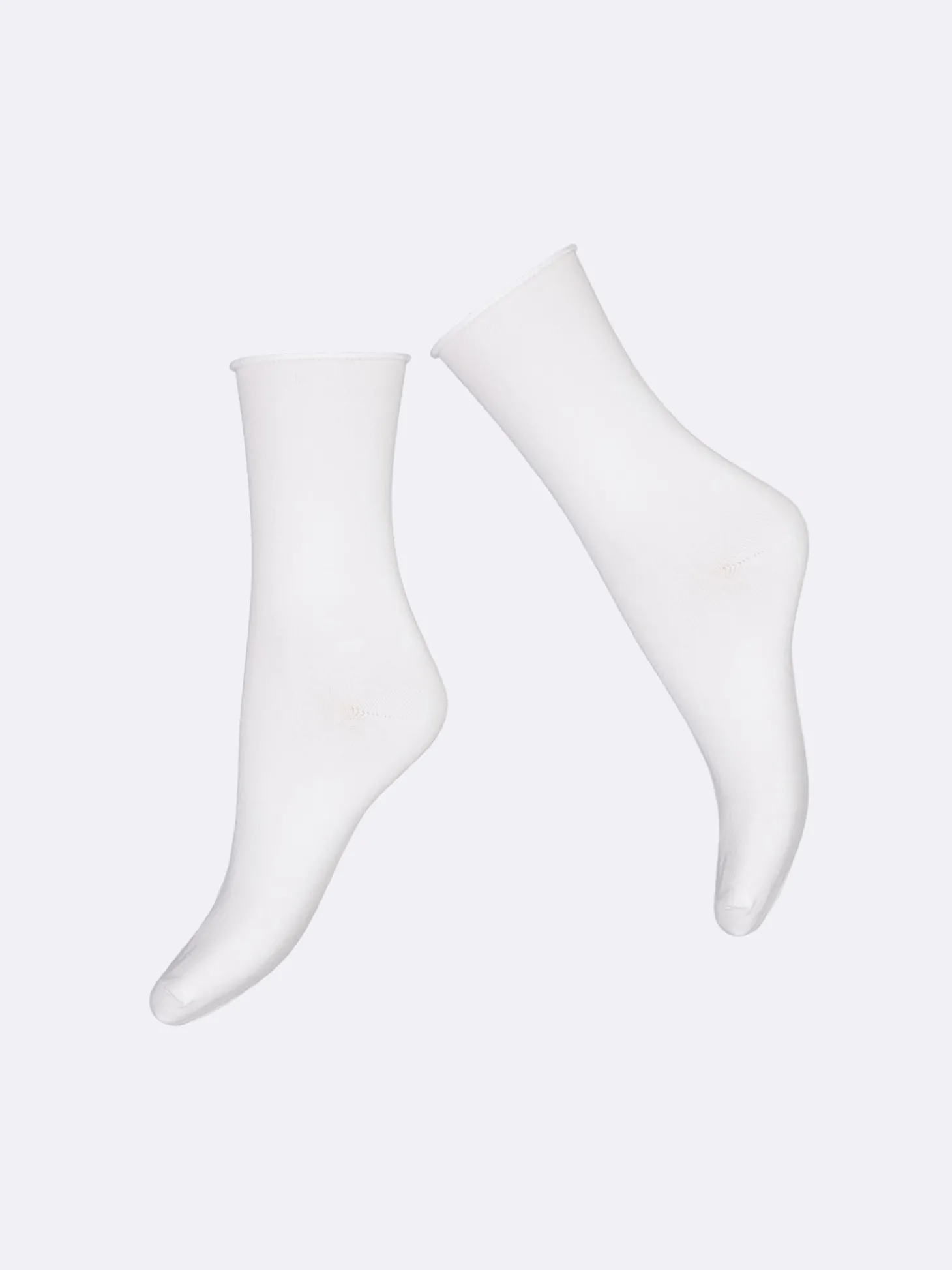 COTTON COMFORT CUFF nilkkasukat - valkoinen