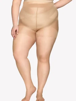 CURVY 20 den sukkahousut - natural