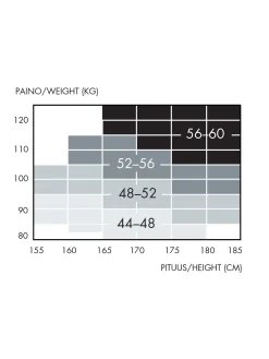 CURVY MERINO sukkahousut - musta
