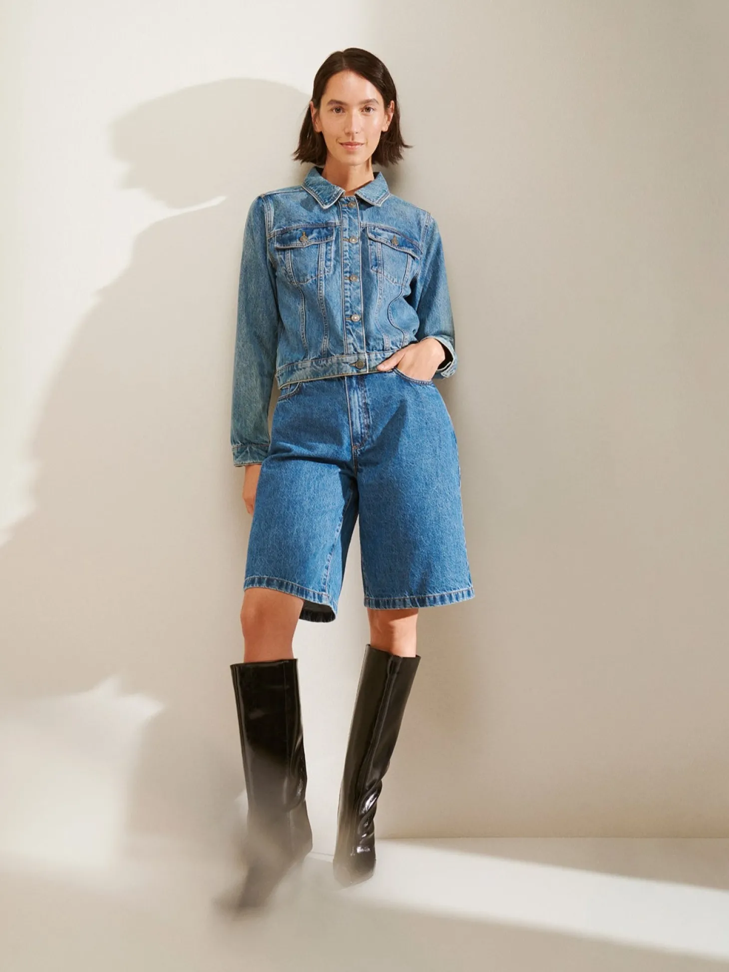 DENIM farkkutakki - sininen