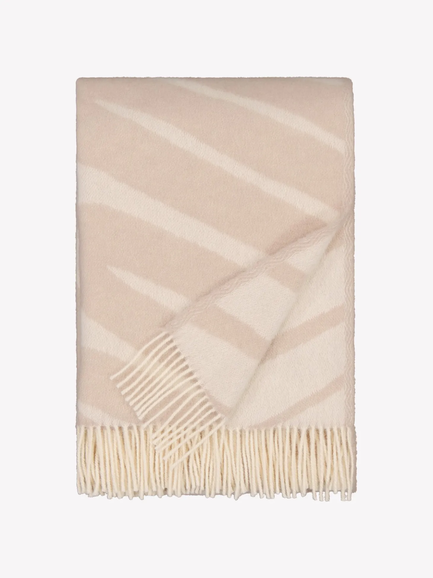 LASKOS torkkupeitto - beige-valkoinen