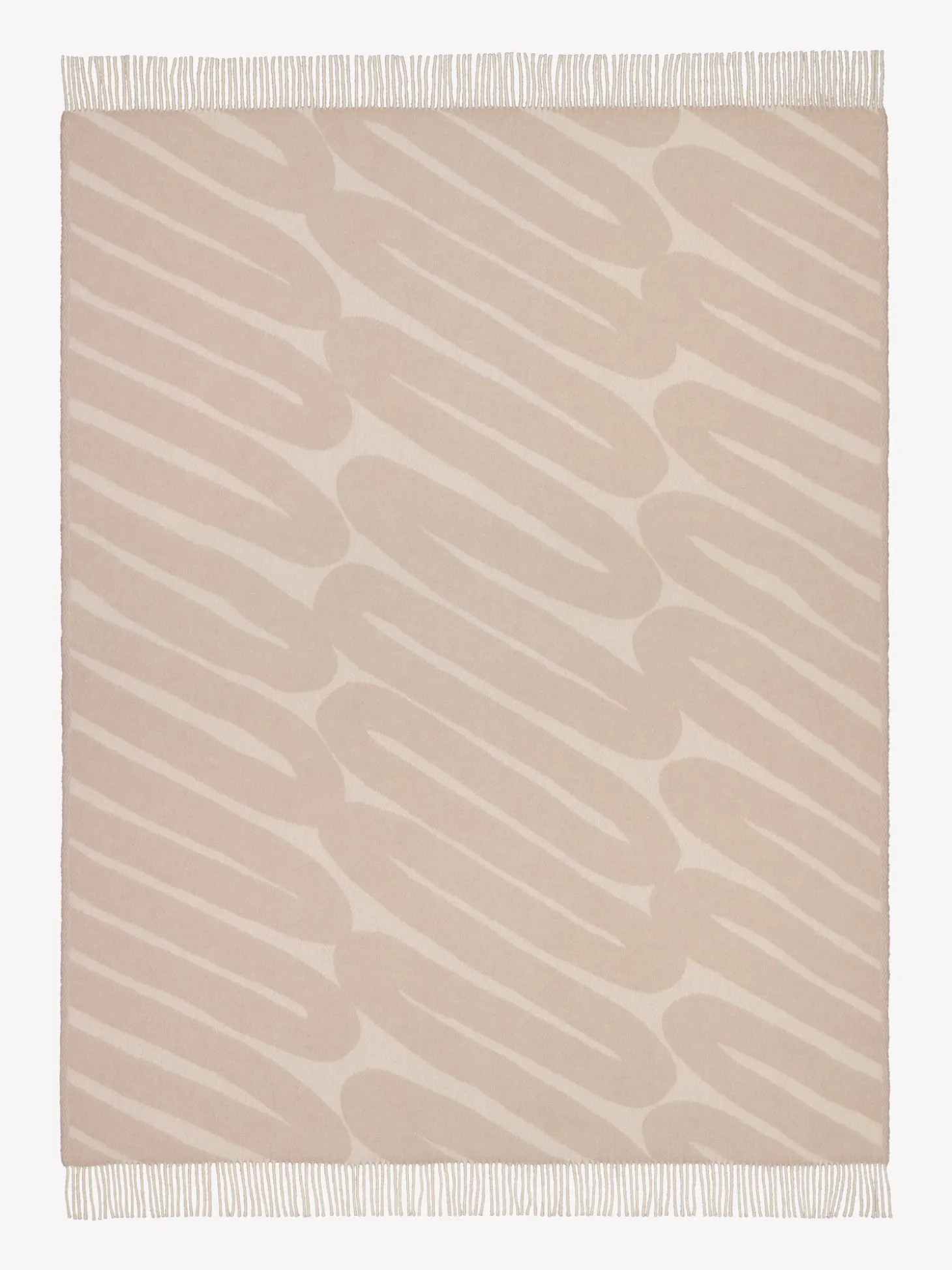 LASKOS torkkupeitto - beige-valkoinen