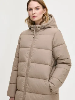 LUMI pitkä toppatakki - beige