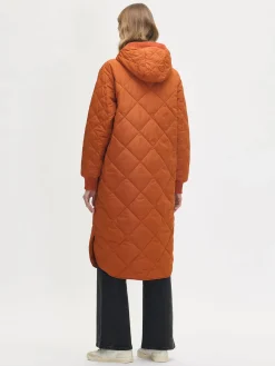 MAXI HOOD tikkitakki - oranssin ruskea