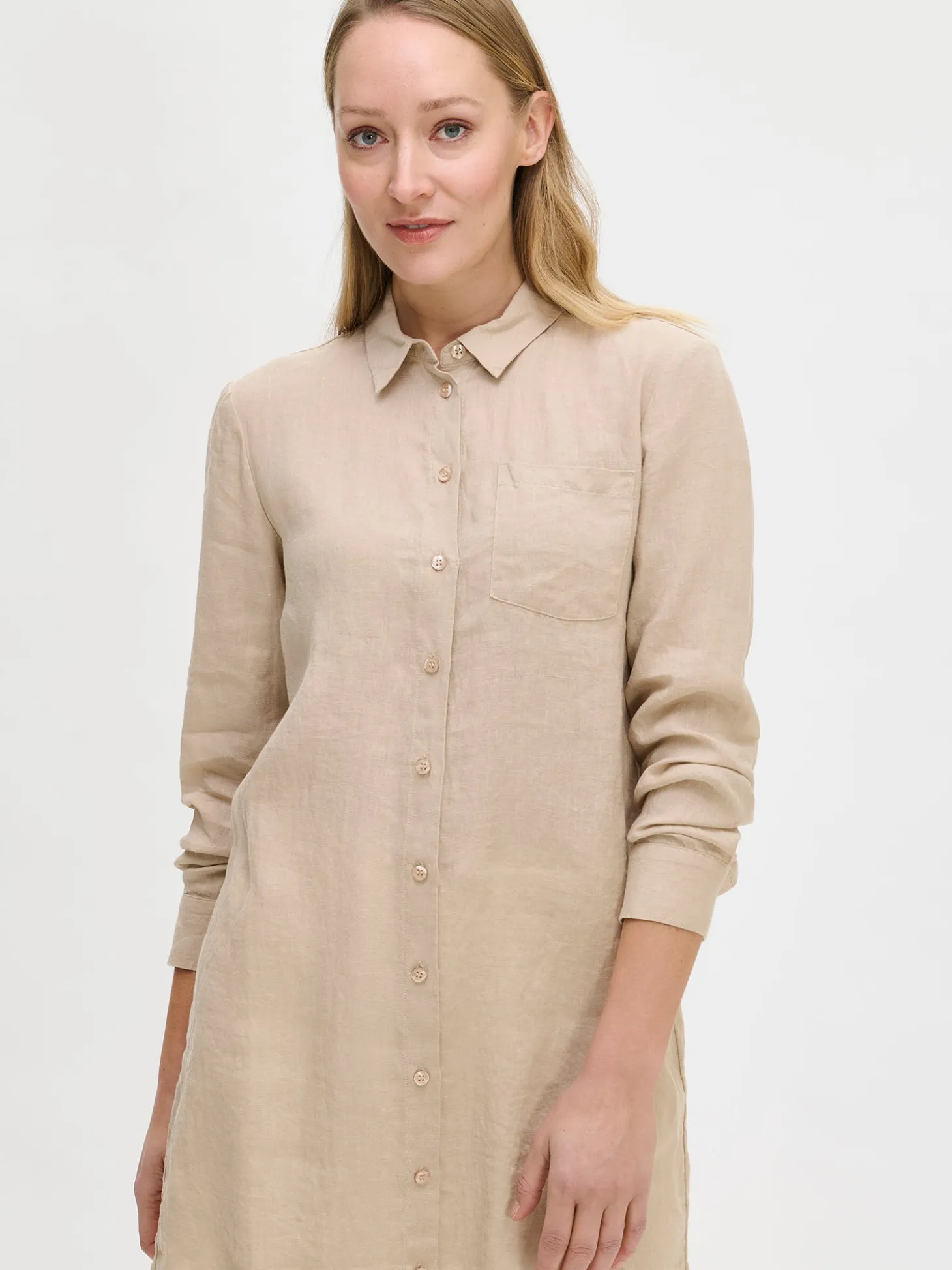PELLAVA pitkä paitapusero - beige