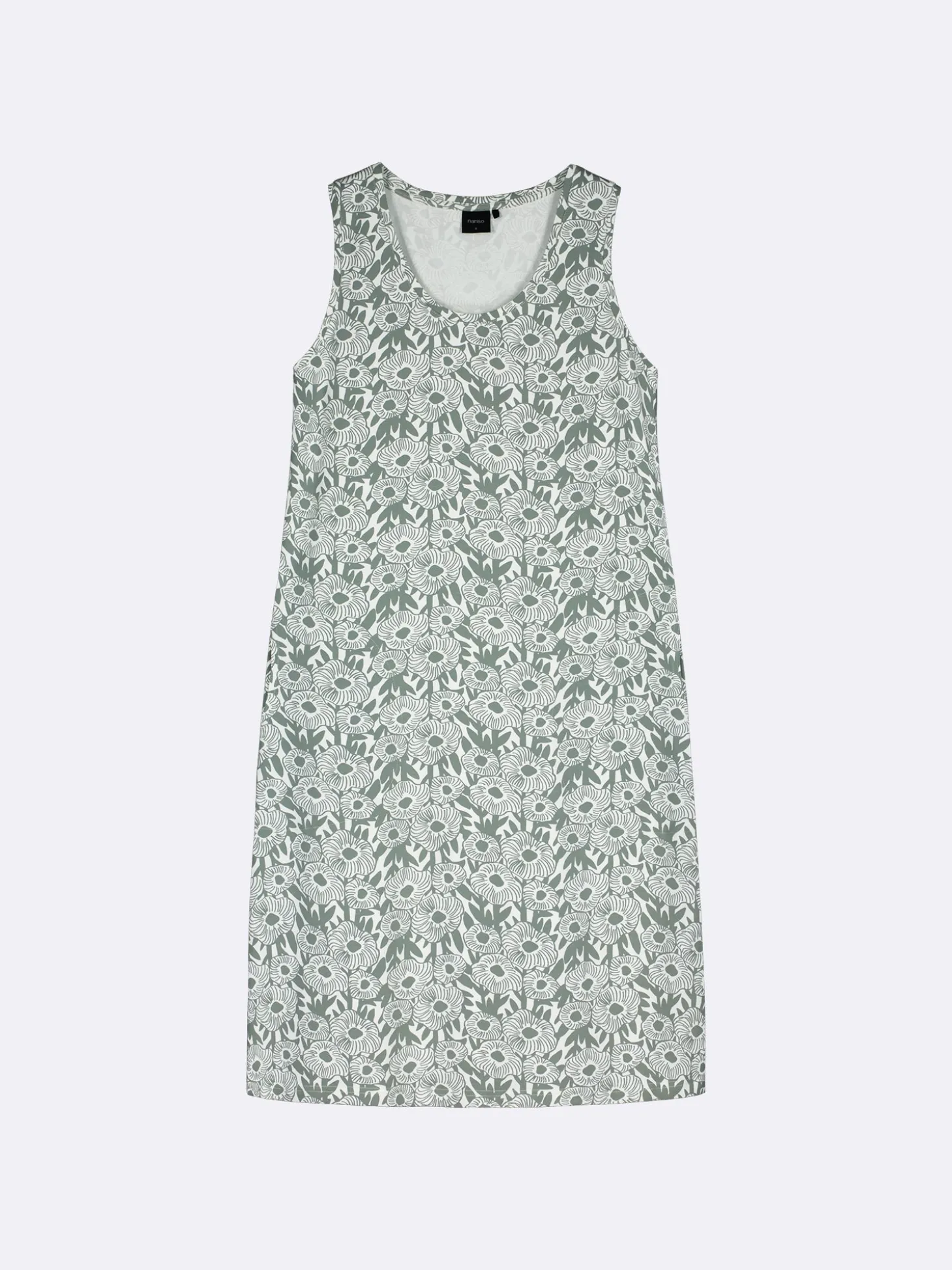 SAMETTIKUKAT hihaton mekko - vihreä