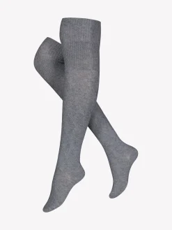 SOPHIA CASHMERE OVER THE KNEE polvisukat - meleerattu harmaa