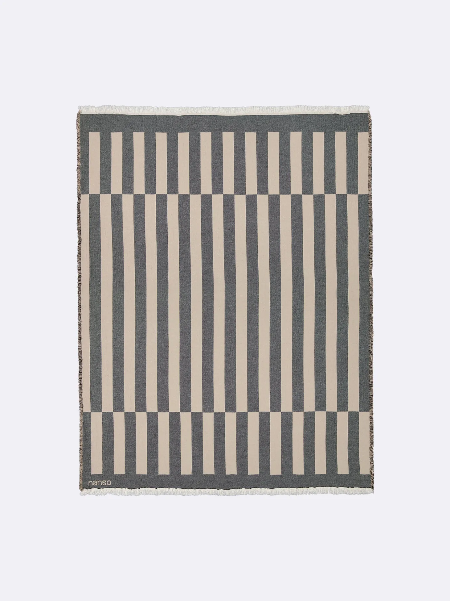TIE torkkupeitto - musta-beige